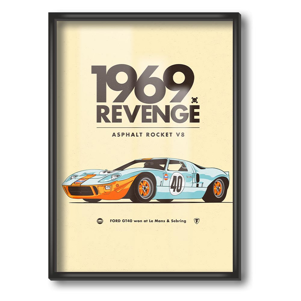 Ford GT40 Poster