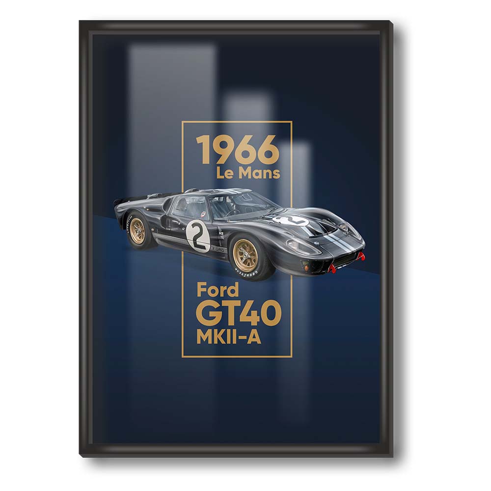 Ford GT40 MKII-A Poster