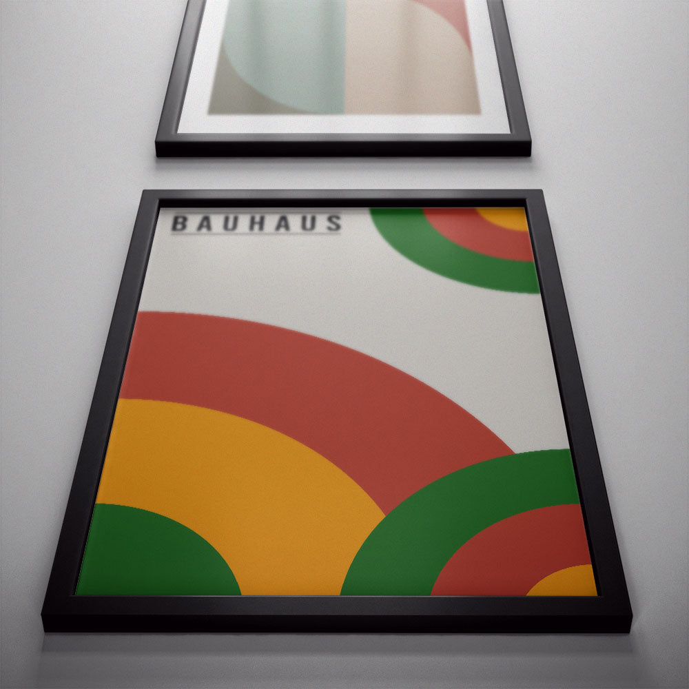 Geometric Reflections BAUHAUS Poster