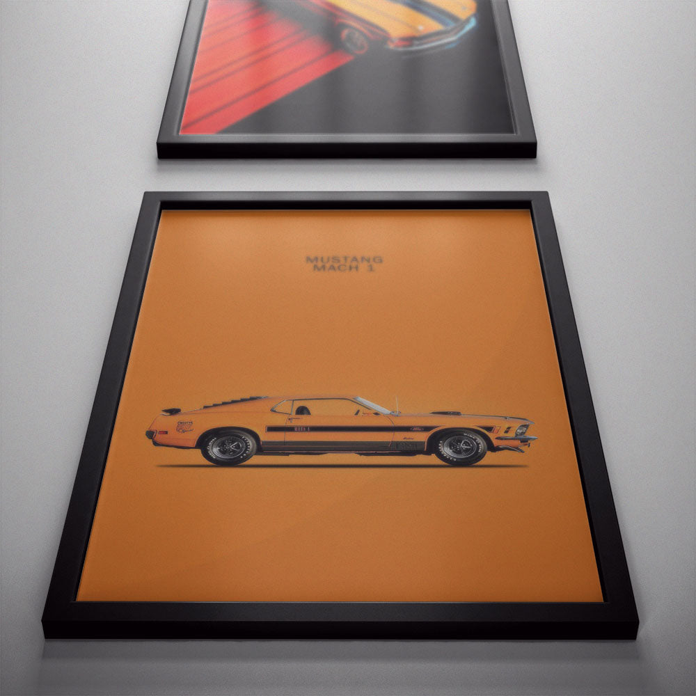 Ford Mustang 1969 Poster