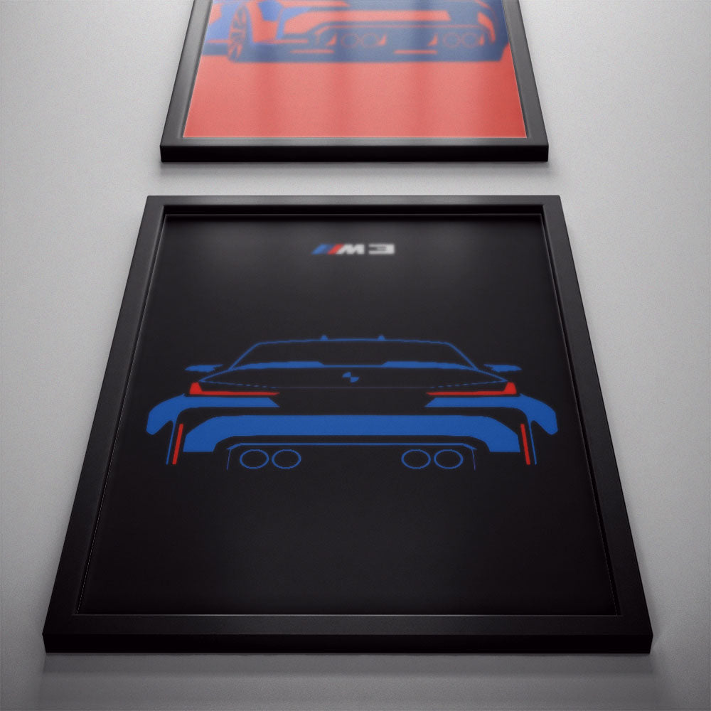 BMW M3 Art Poster