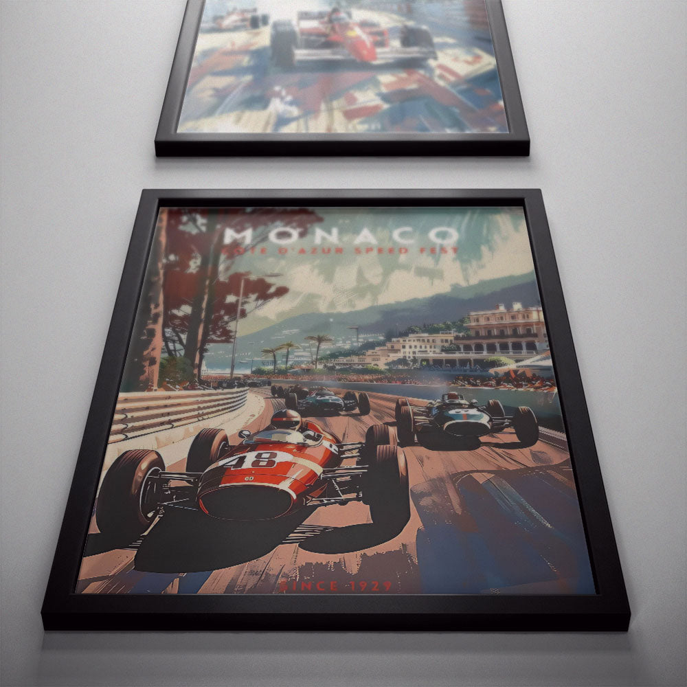 Monaco Cote D'Azur Speed Fest Poster