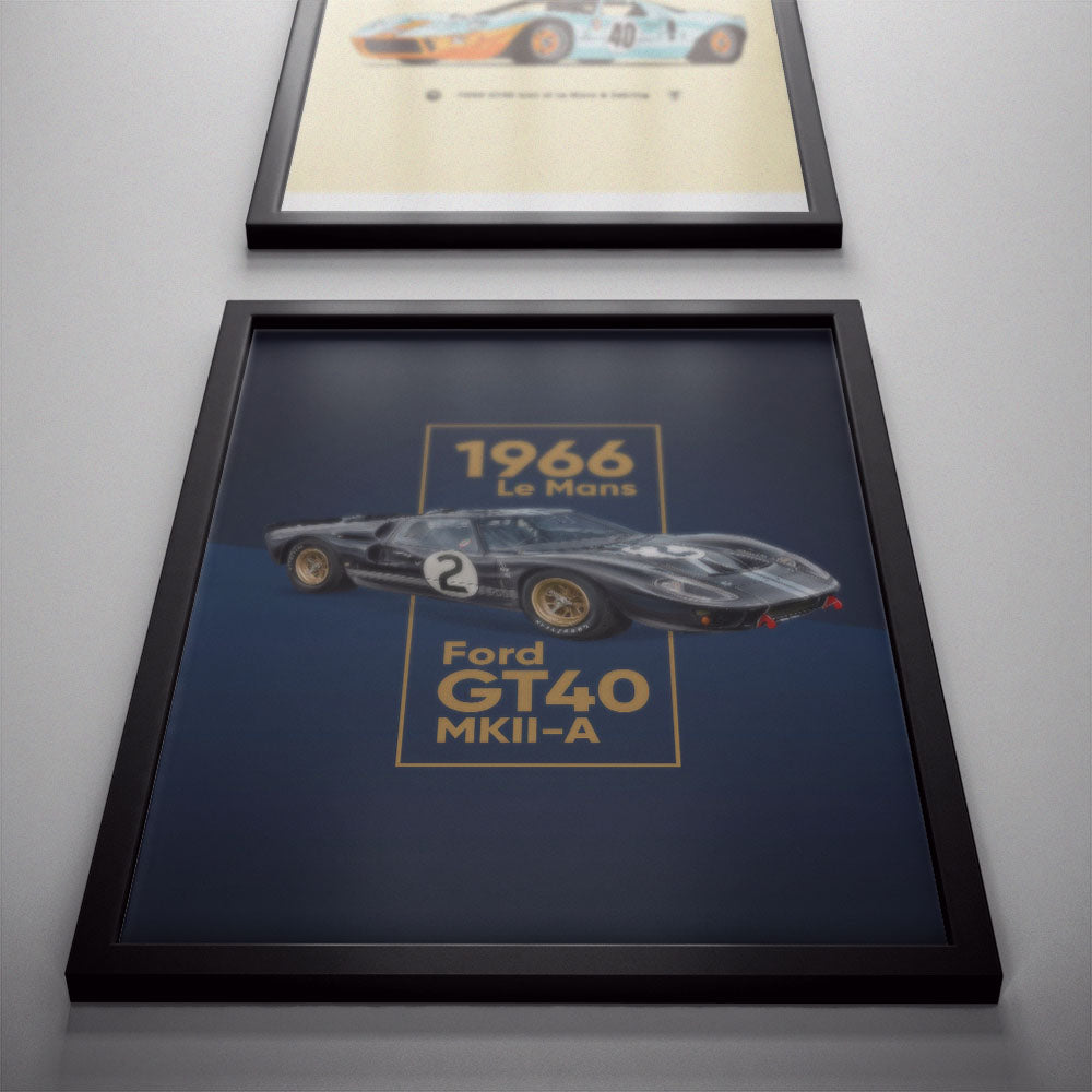 Ford GT40 MKII-A Poster