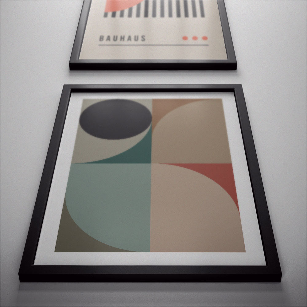 Abstract Constructs BAUHAUS Poster