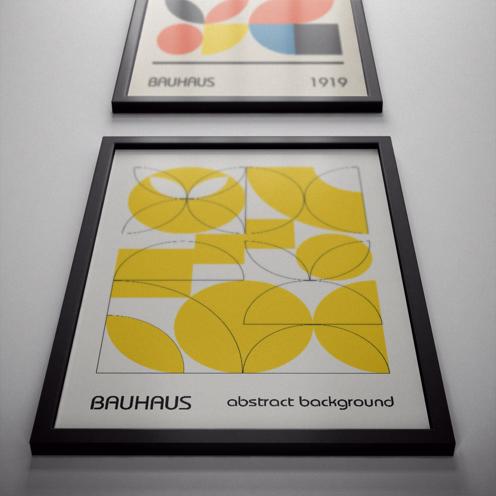 Elemental Elegance BAUHAUS Poster