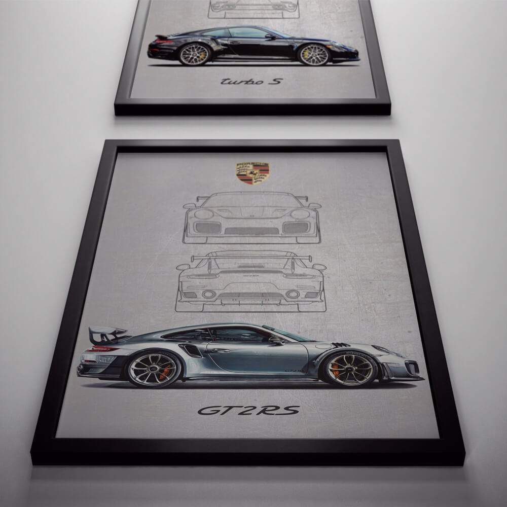 PORSCHE GT2 RS POSTER