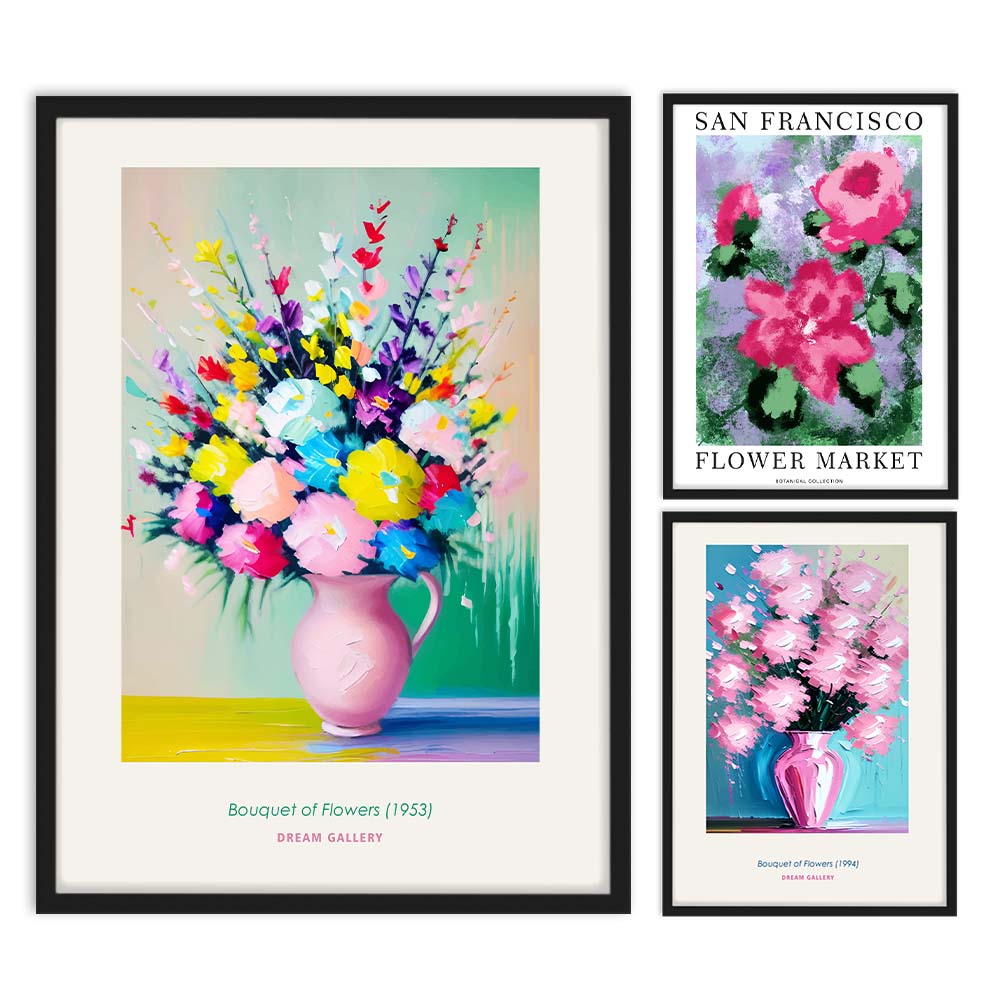 Abstract Allure Collection of 3 posters