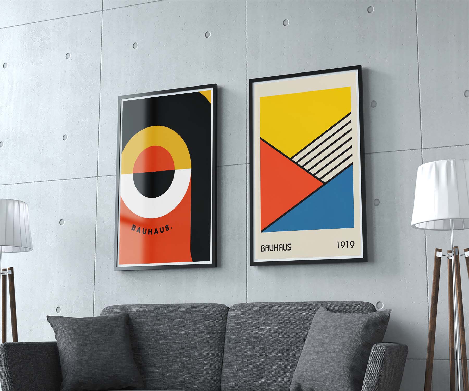 Chromatic Balance BAUHAUS Poster