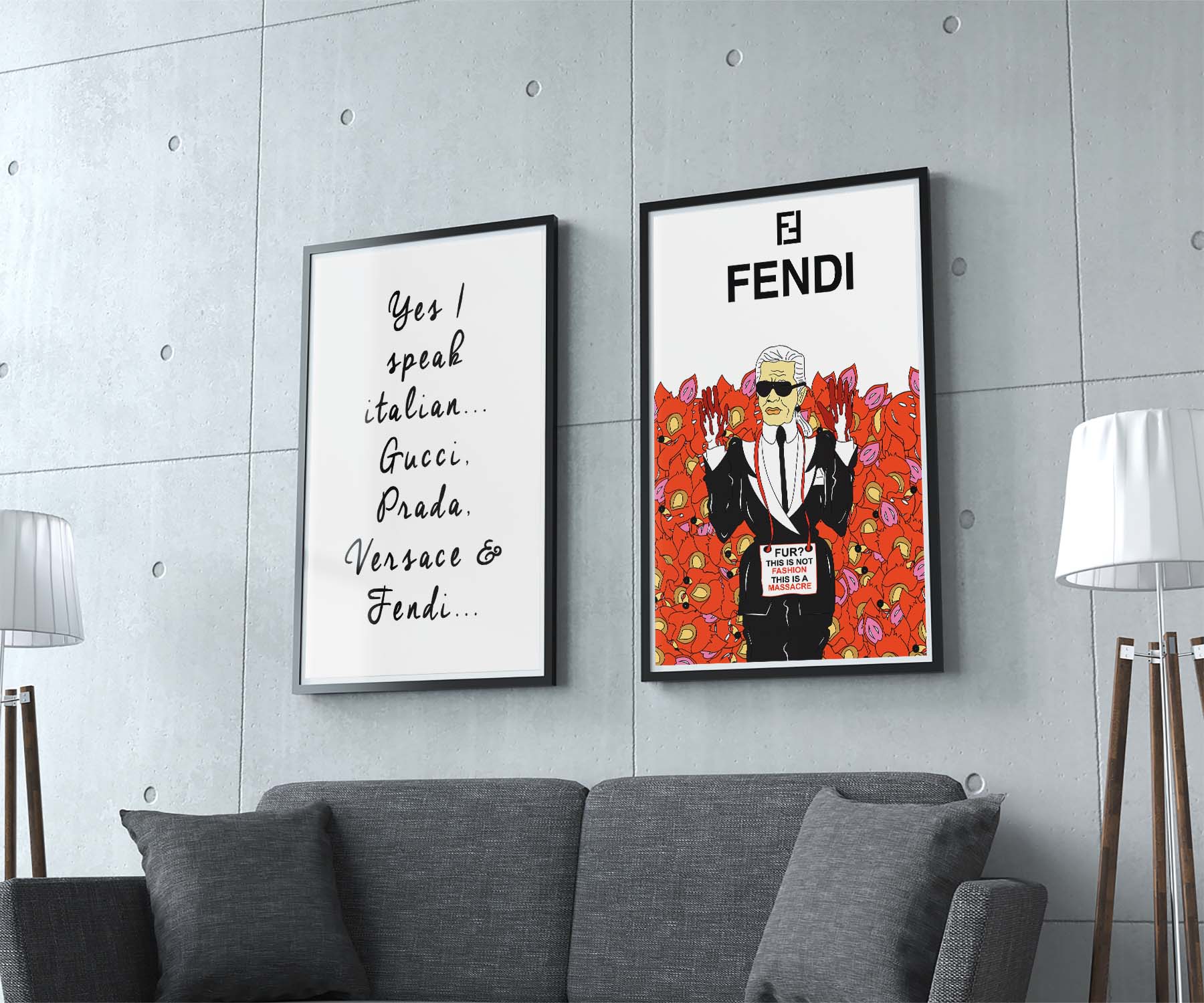 Fashion Icon Wall Poster