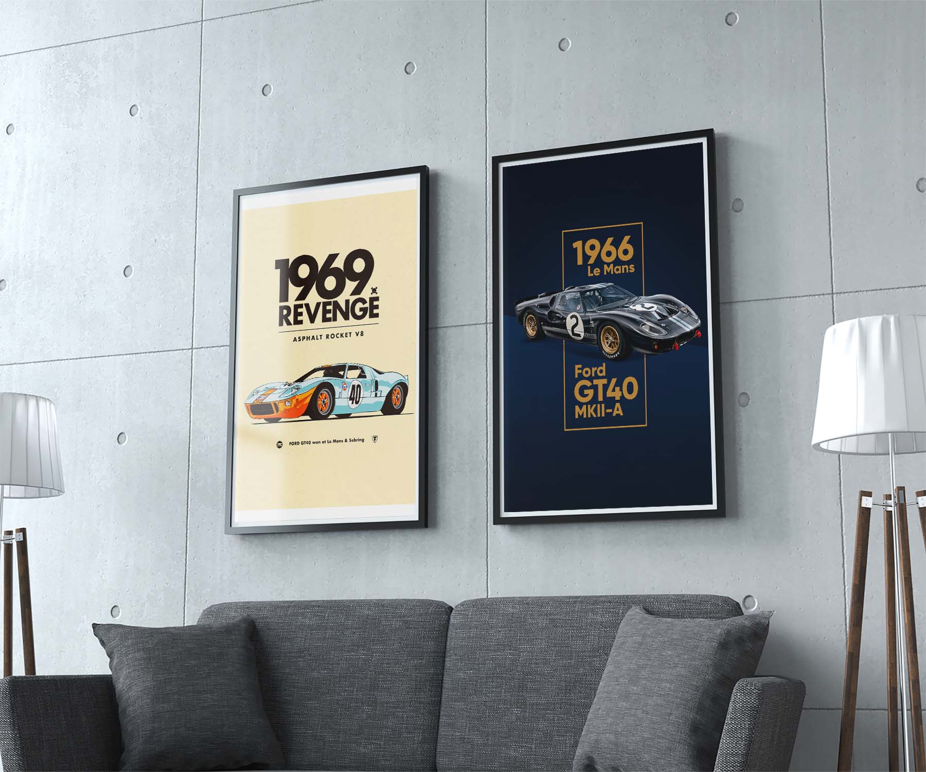 Ford GT40 Poster