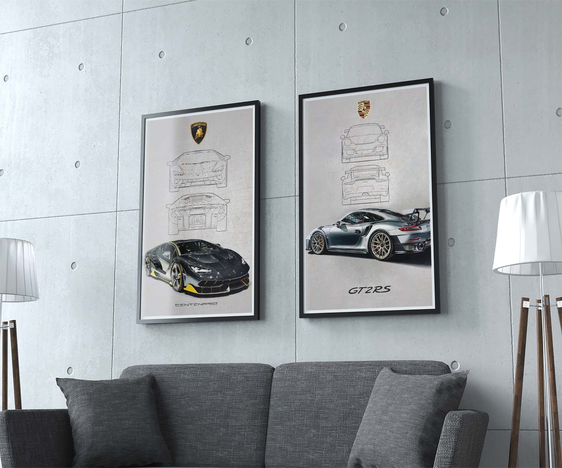 LAMBORGHINI CENTENARIO Poster