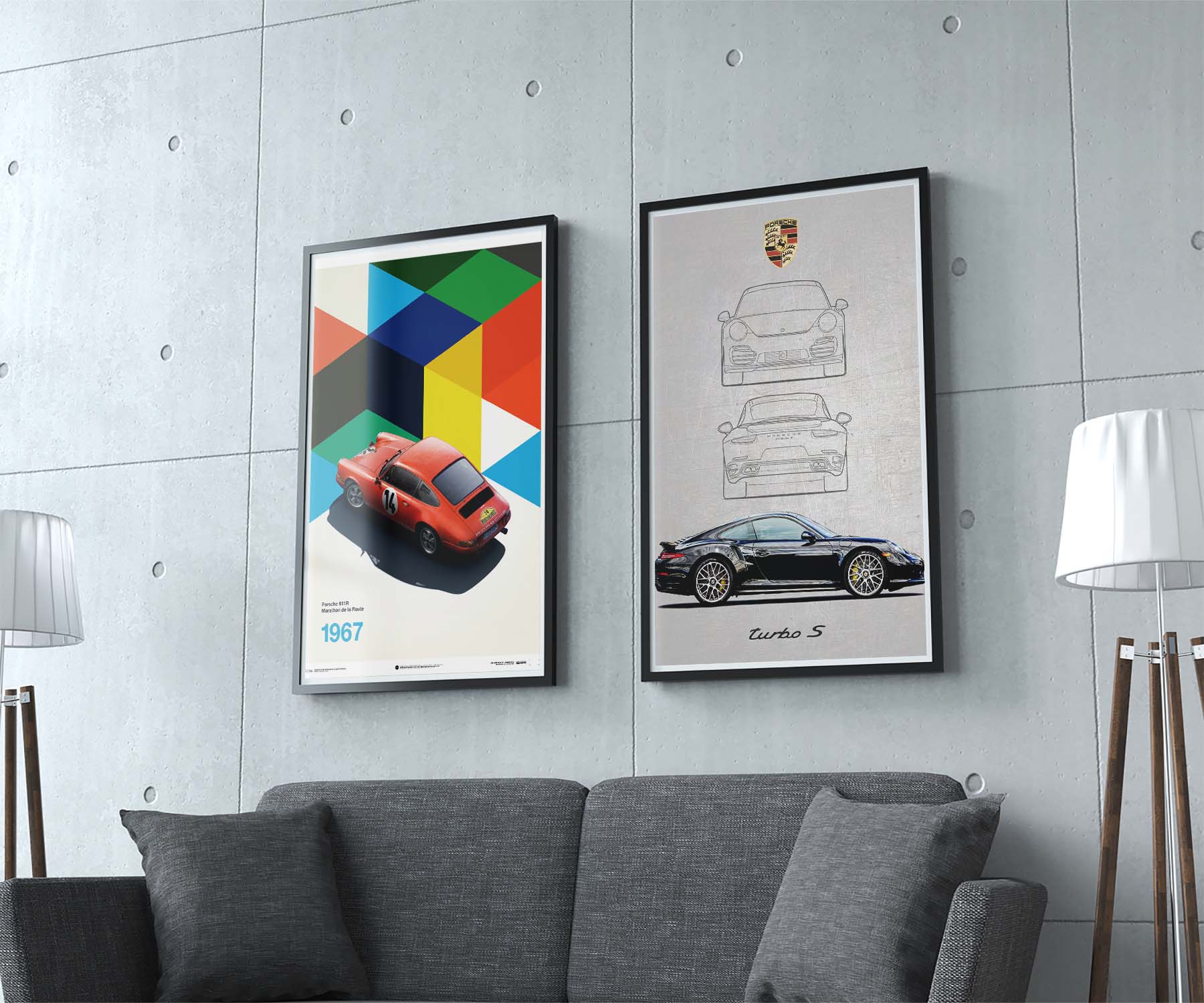 Porsche 911R Poster