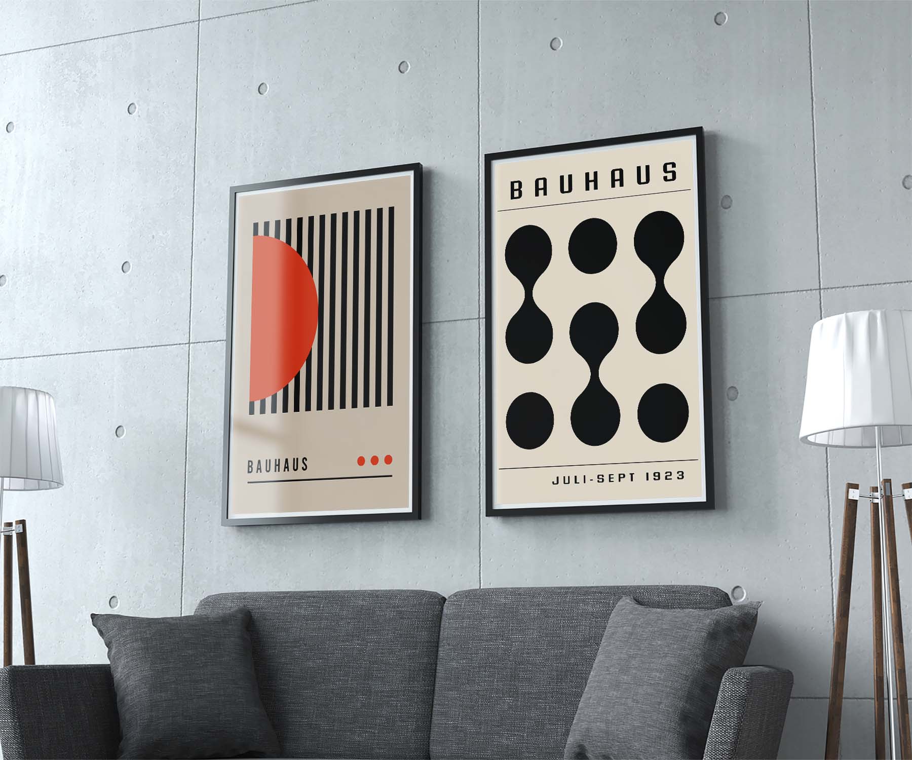 Harmony in Form BAUHAUS Poster