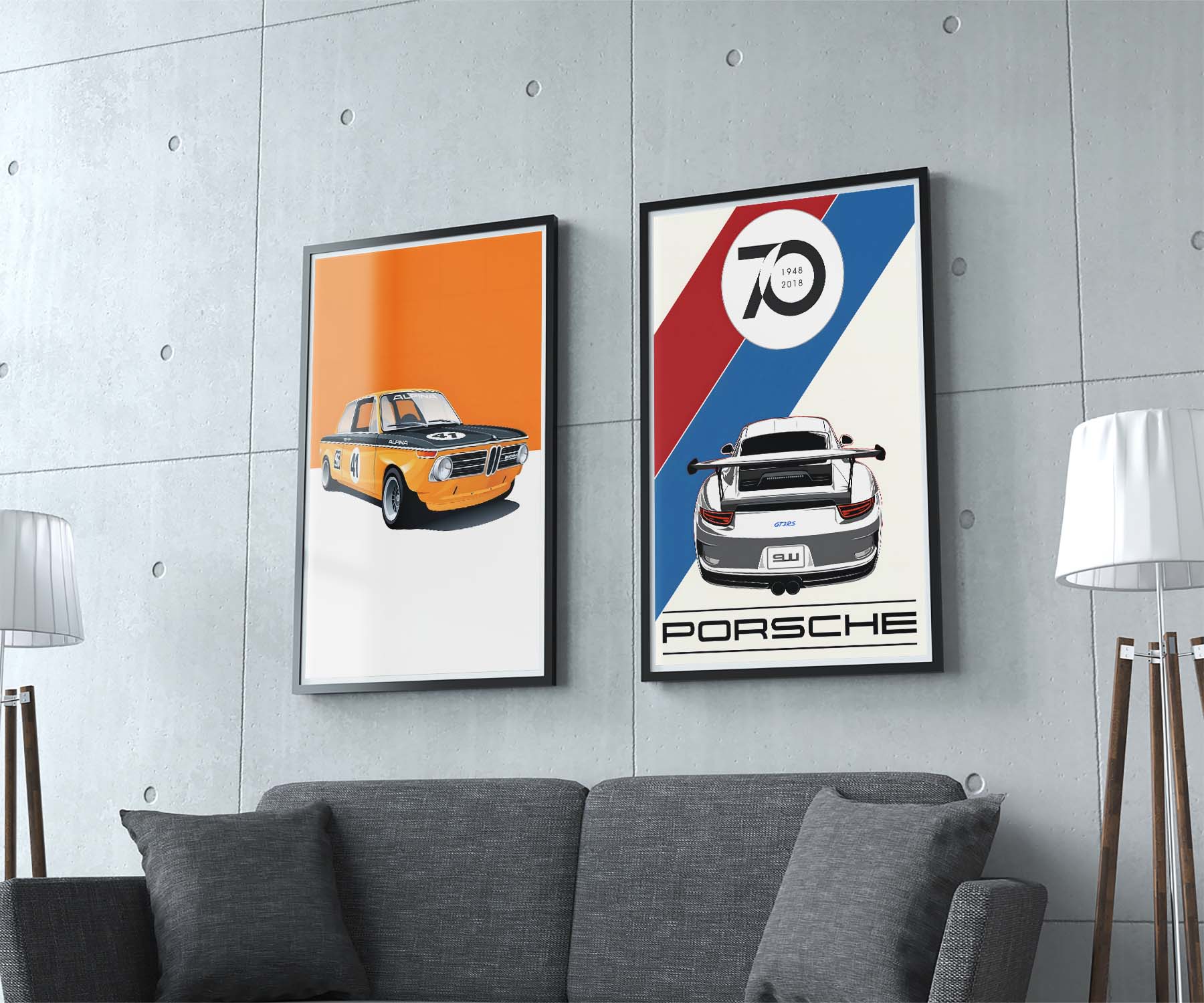 BMW 2002 Alpina Poster