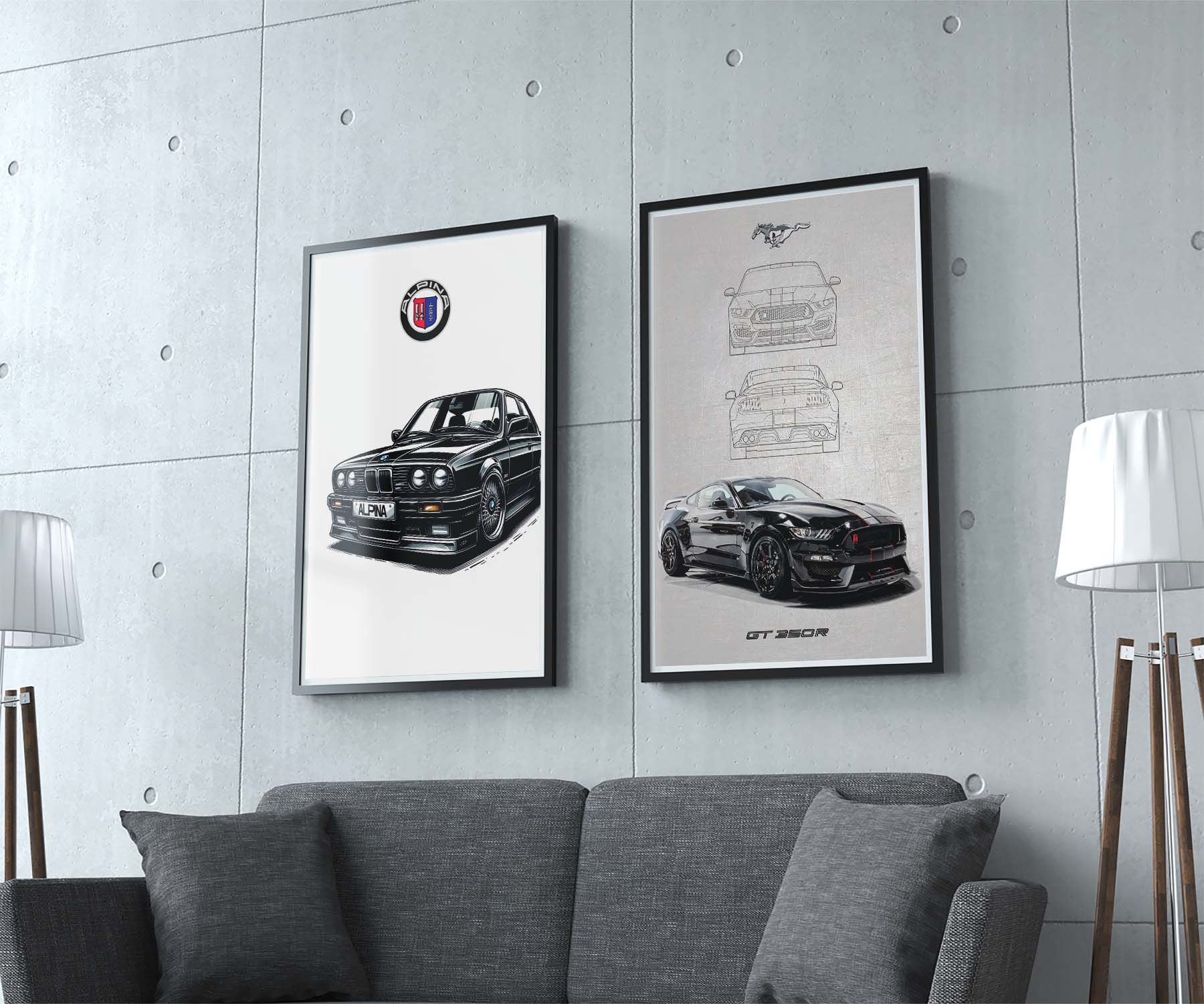 FORD MUSTANG GT 350R POSTER