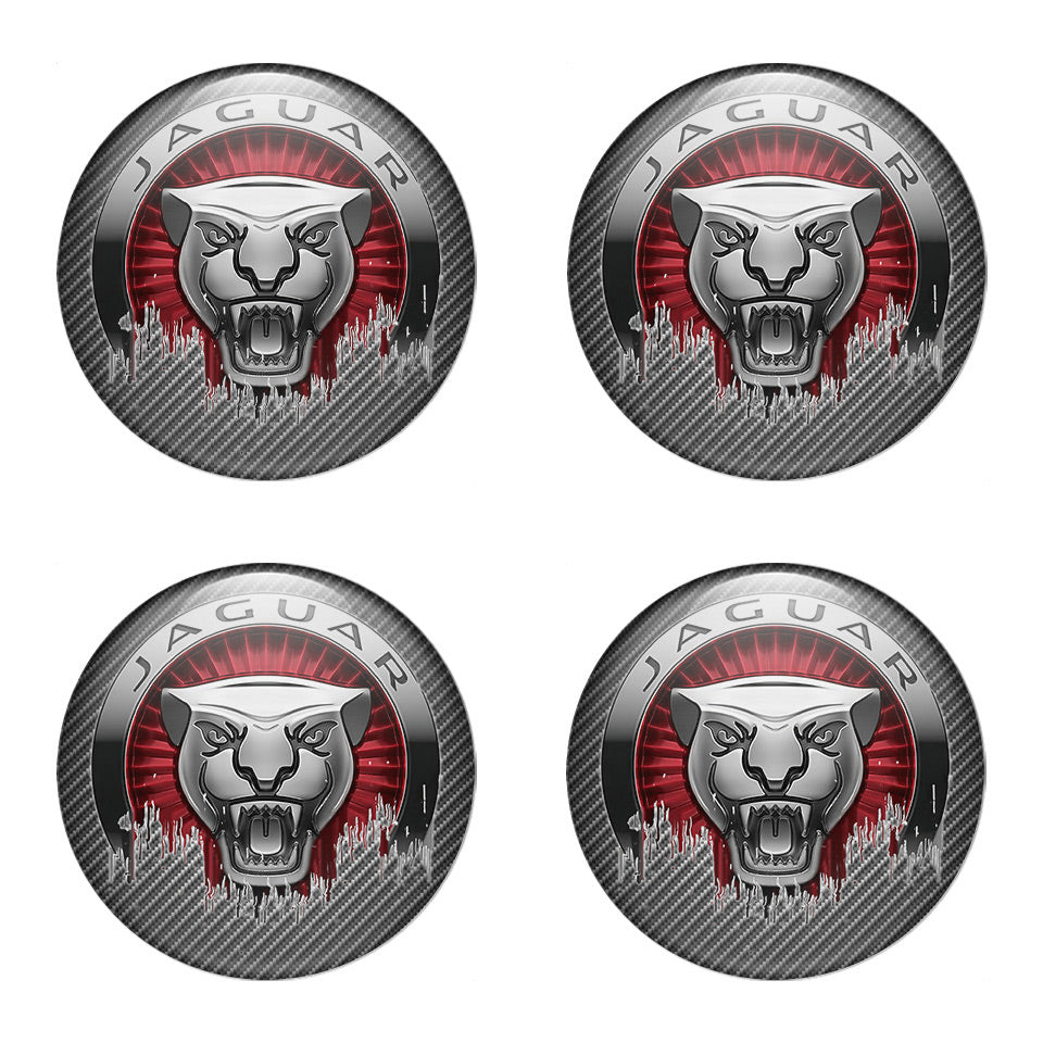 JAGUAR Domed Emblems for Center Caps