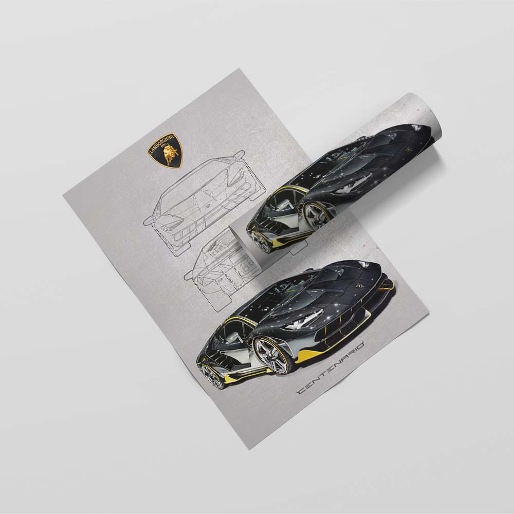 LAMBORGHINI CENTENARIO Poster