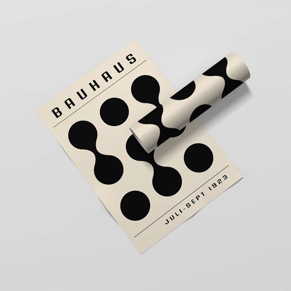 Radiant Abstraction BAUHAUS Poster