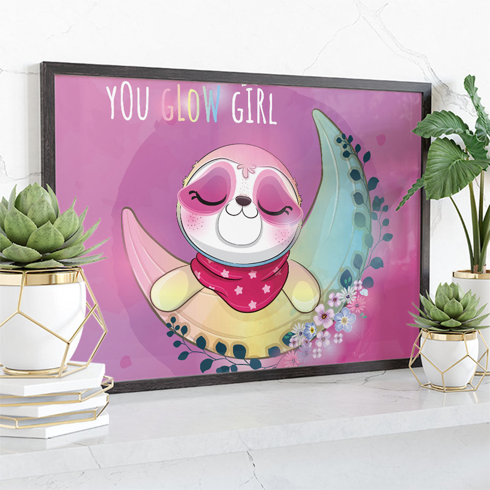 You Glow Girl Poster