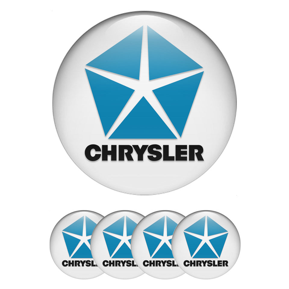 CHRYSLER Domed Emblems for Center Caps