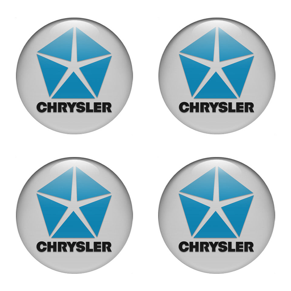 CHRYSLER Silicone Stickers for Wheel Center Caps