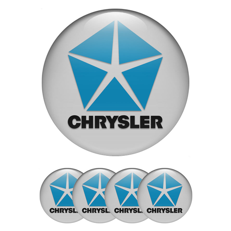 CHRYSLER Silicone Stickers for Wheel Center Caps