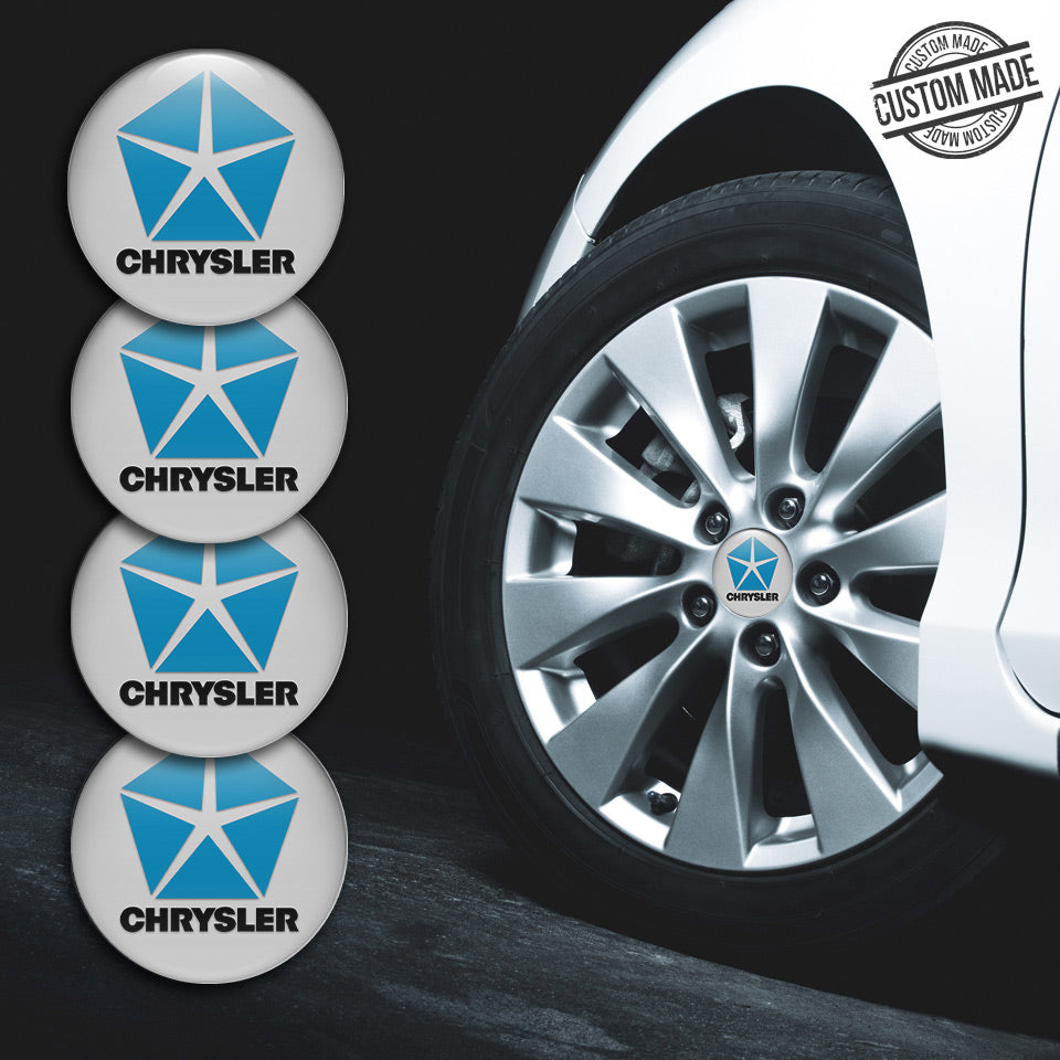 CHRYSLER Silicone Stickers for Wheel Center Caps