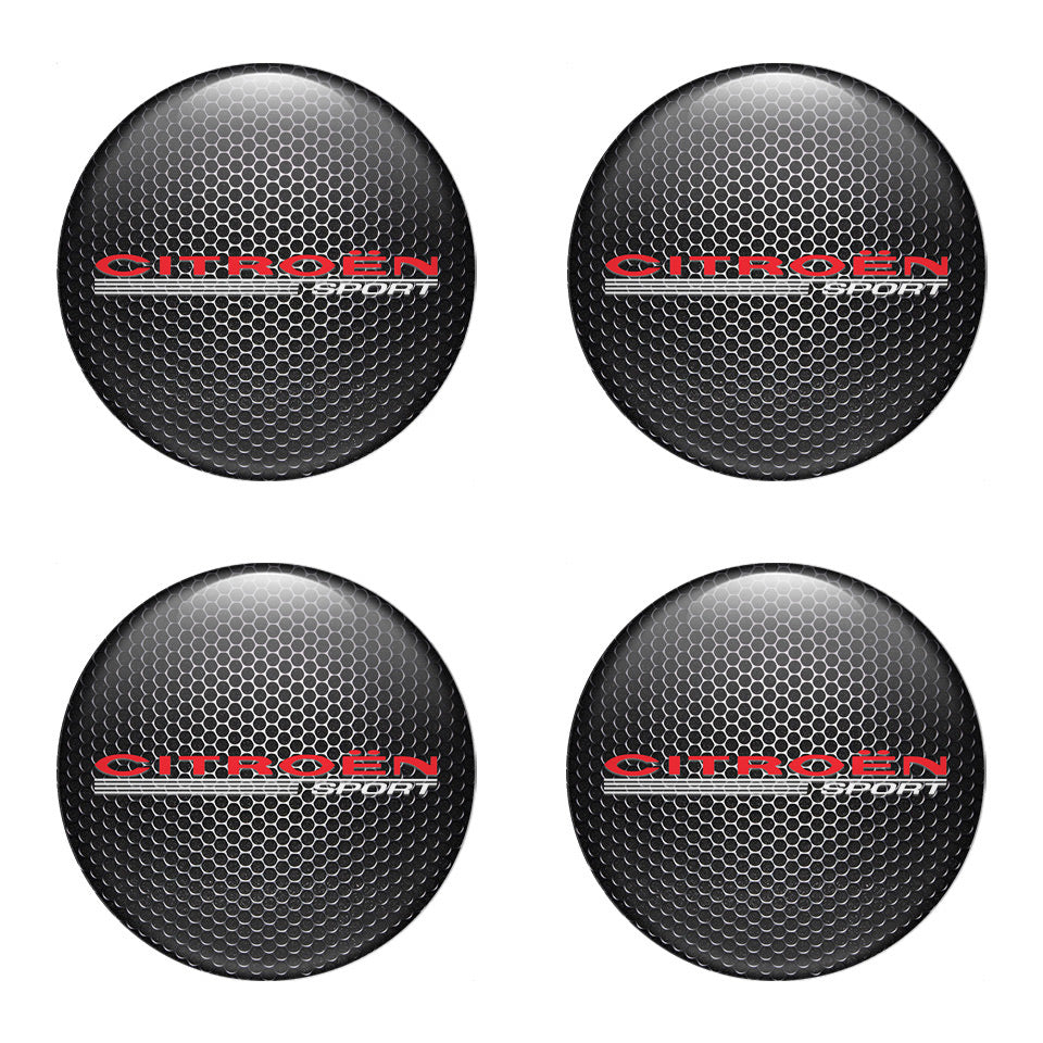 CITROEN Silicone Stickers for Wheel Center Caps