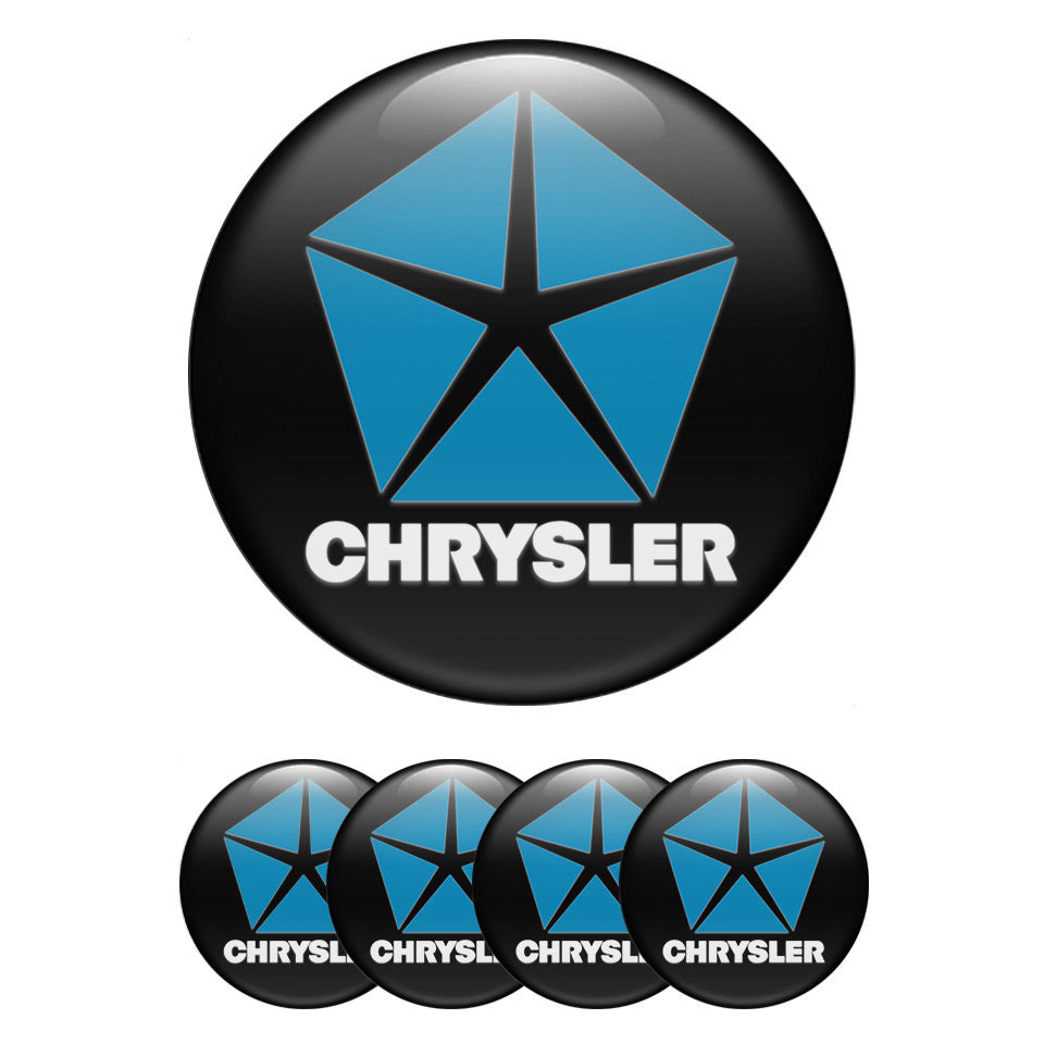 CHRYSLER Silicone Stickers for Wheel Center Caps