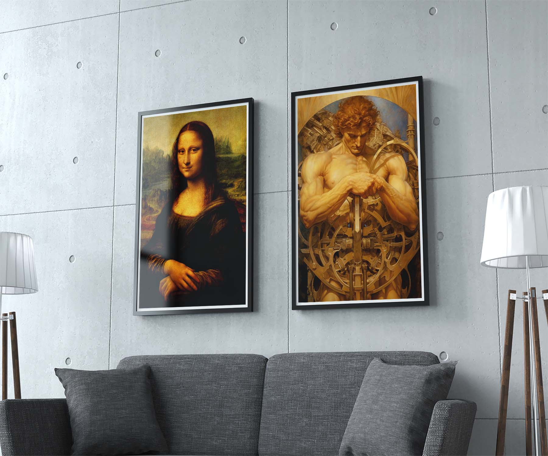 Fantastic Fusion Poster Mona Lisa