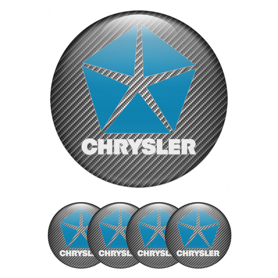 CHRYSLER Silicone Stickers for Wheel Center Caps