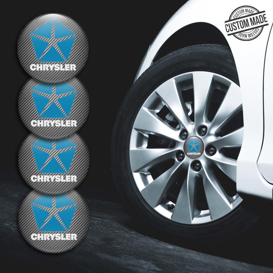 CHRYSLER Silicone Stickers for Wheel Center Caps