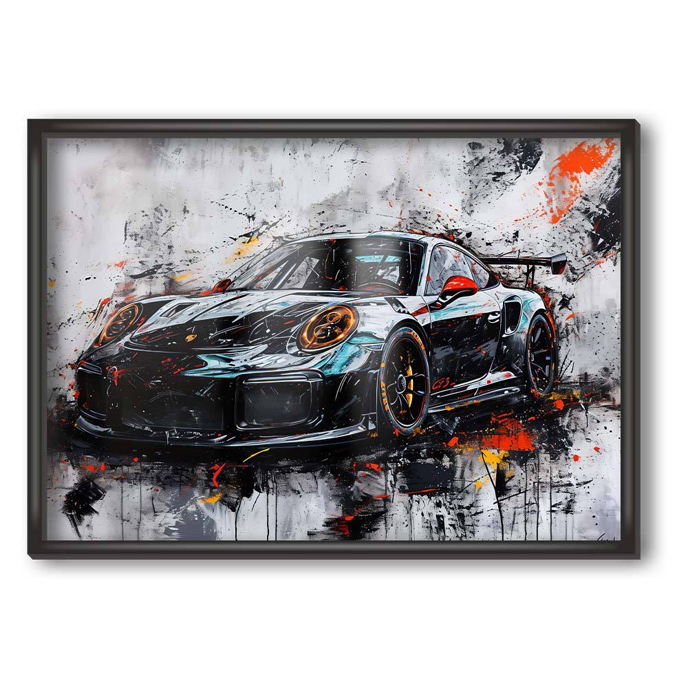 Porsche 911GT3 RC Drawing Poster