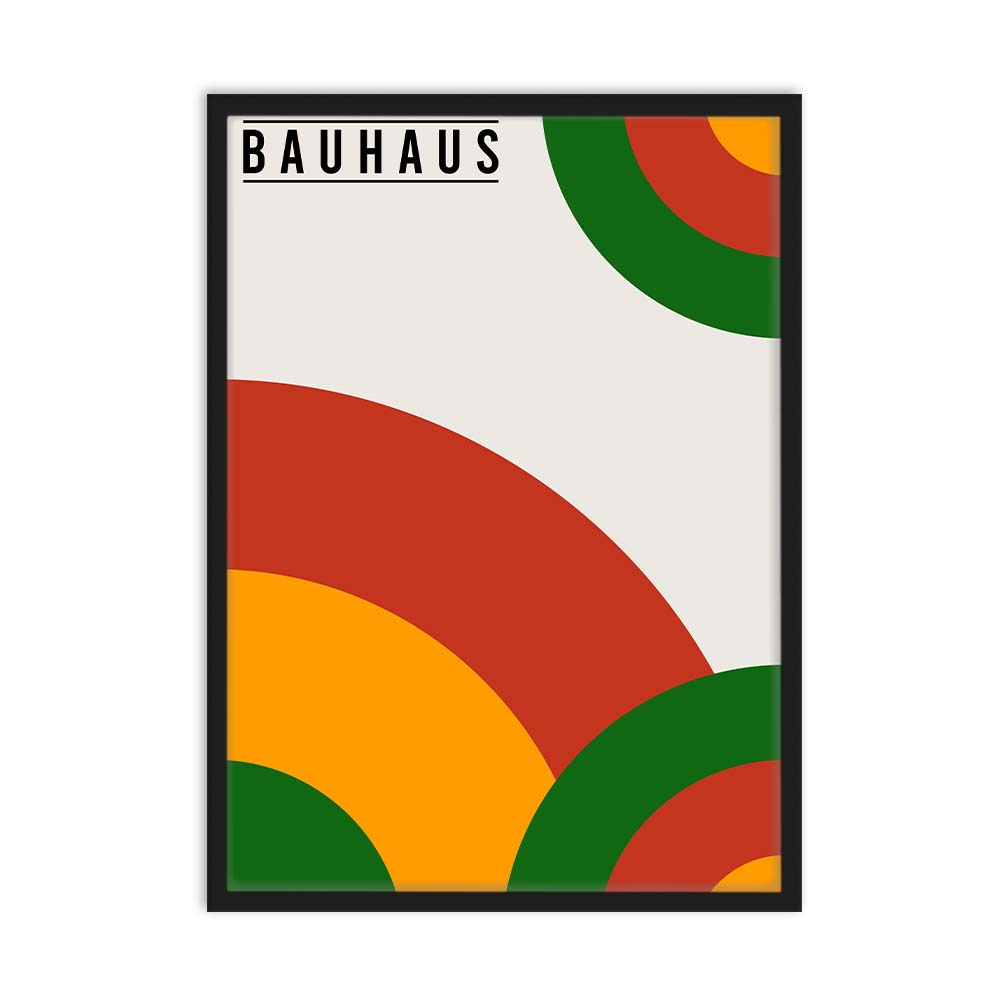 Geometric Reflections BAUHAUS Poster