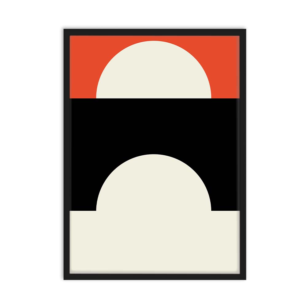 Geometric Harmony BAUHAUS Poster