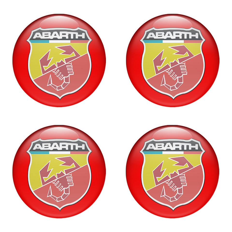 ABARTH Domed Emblems for Center Caps3