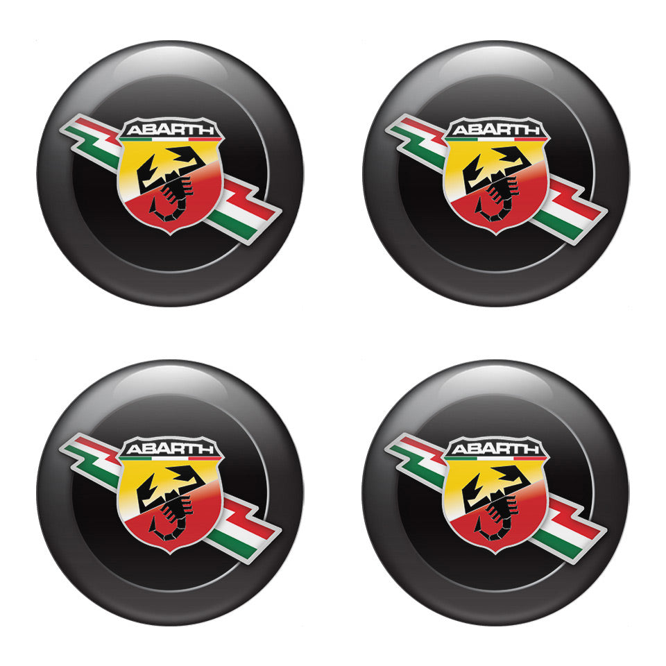 ABARTH Domed Emblems for Center Caps75