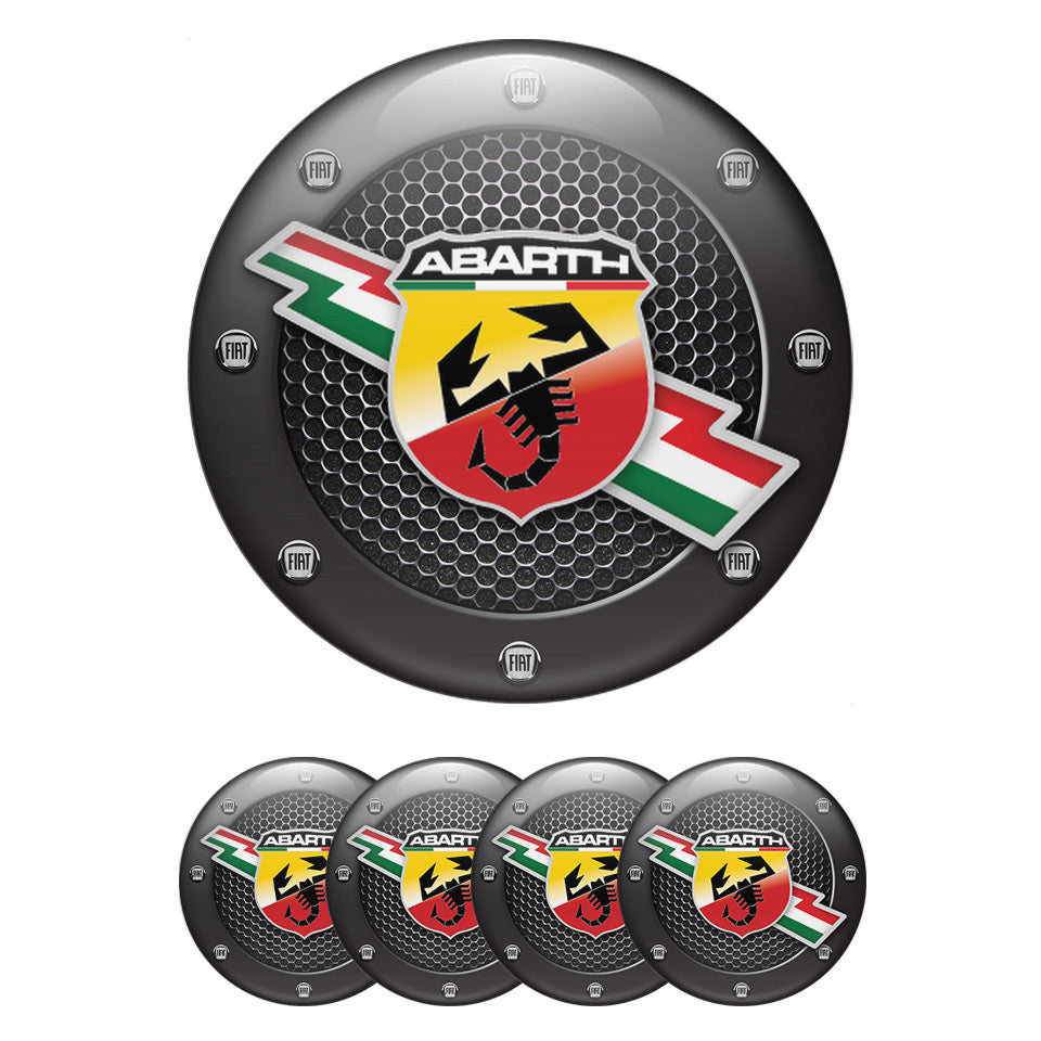 ABARTH Domed Emblems for Center Caps78