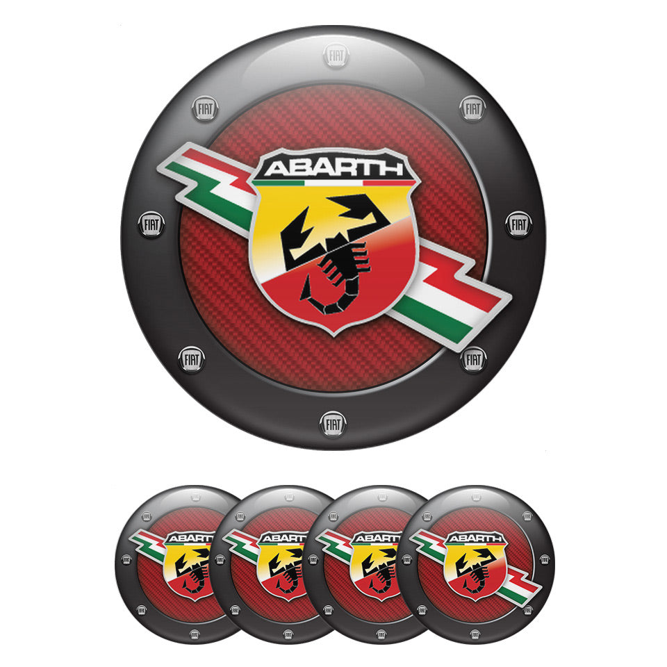 ABARTH Domed Emblems for Center Caps84