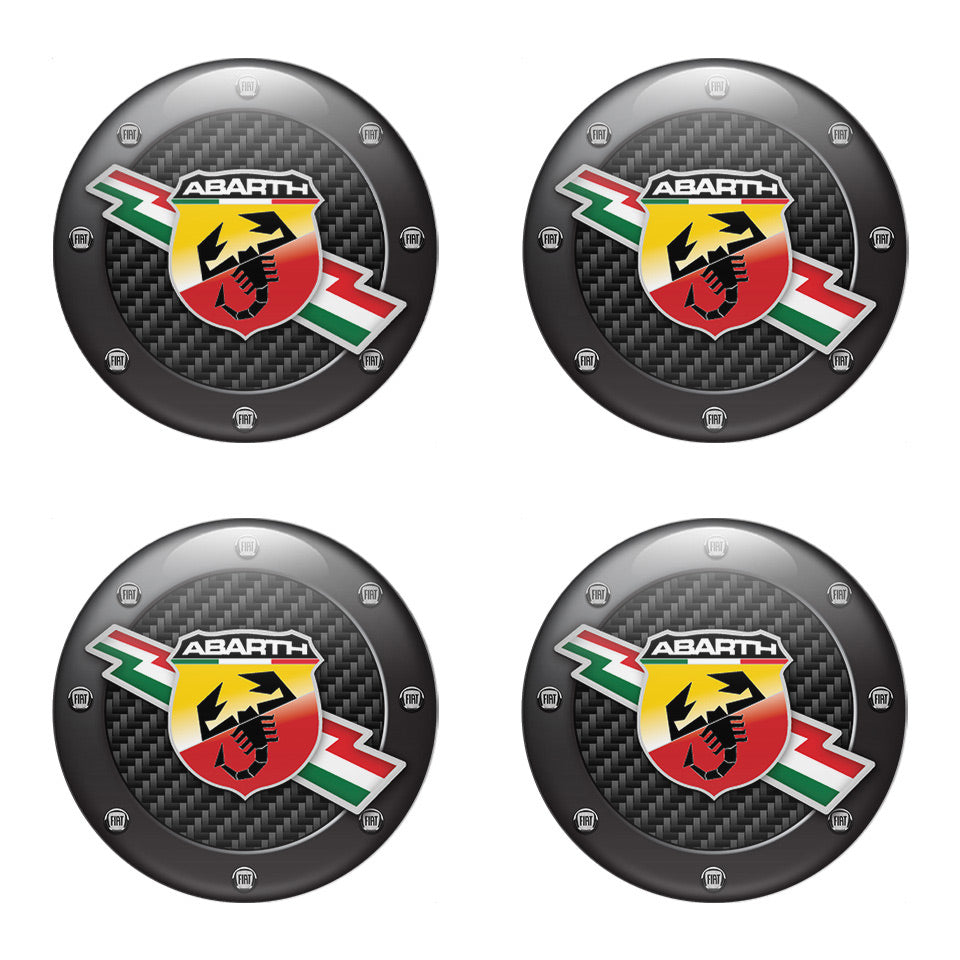 ABARTH Domed Emblems for Center Caps93