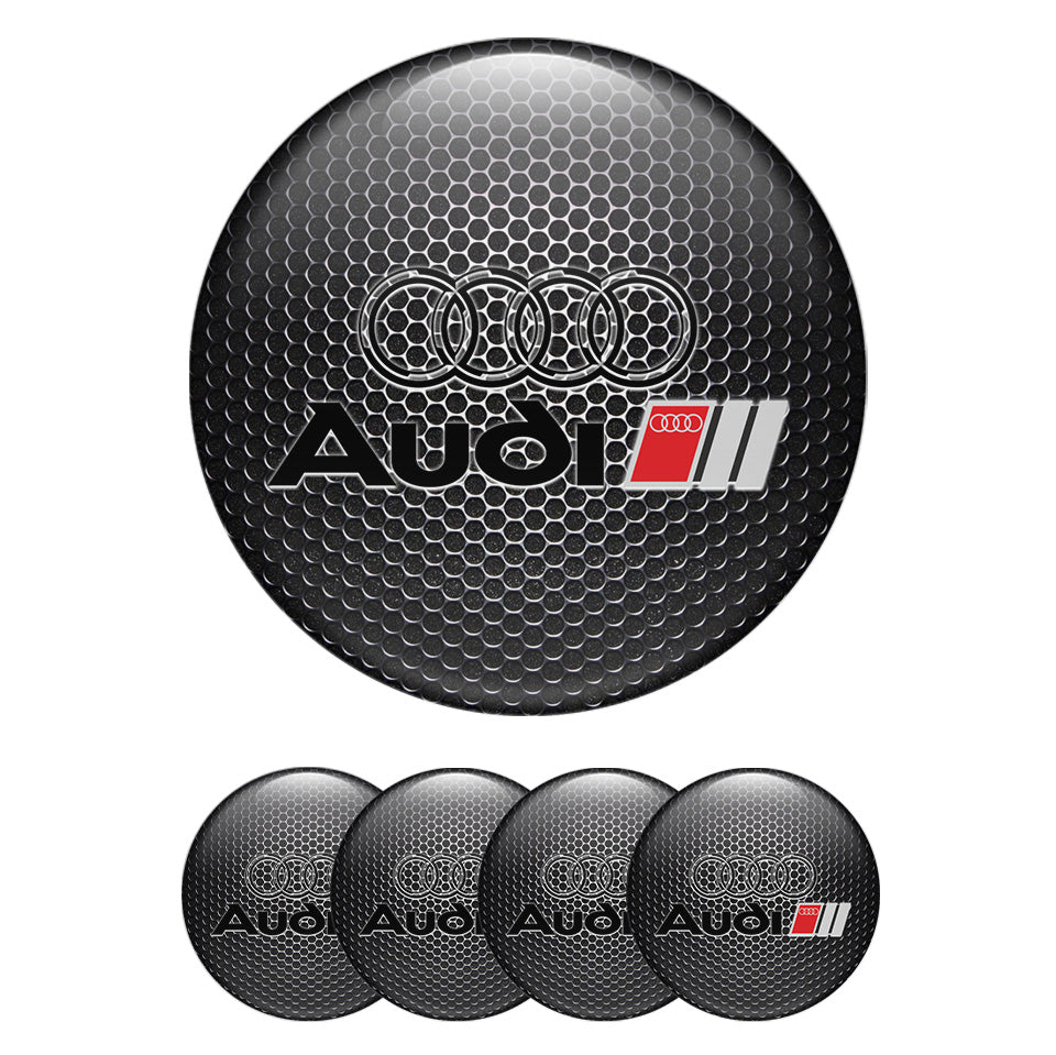 AUDI Domed Emblems for Center Caps42