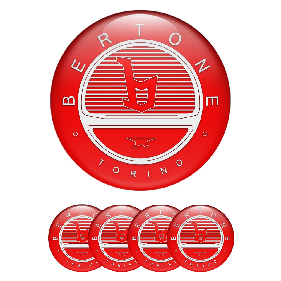 BERTONE Domed Emblems for Center Caps9