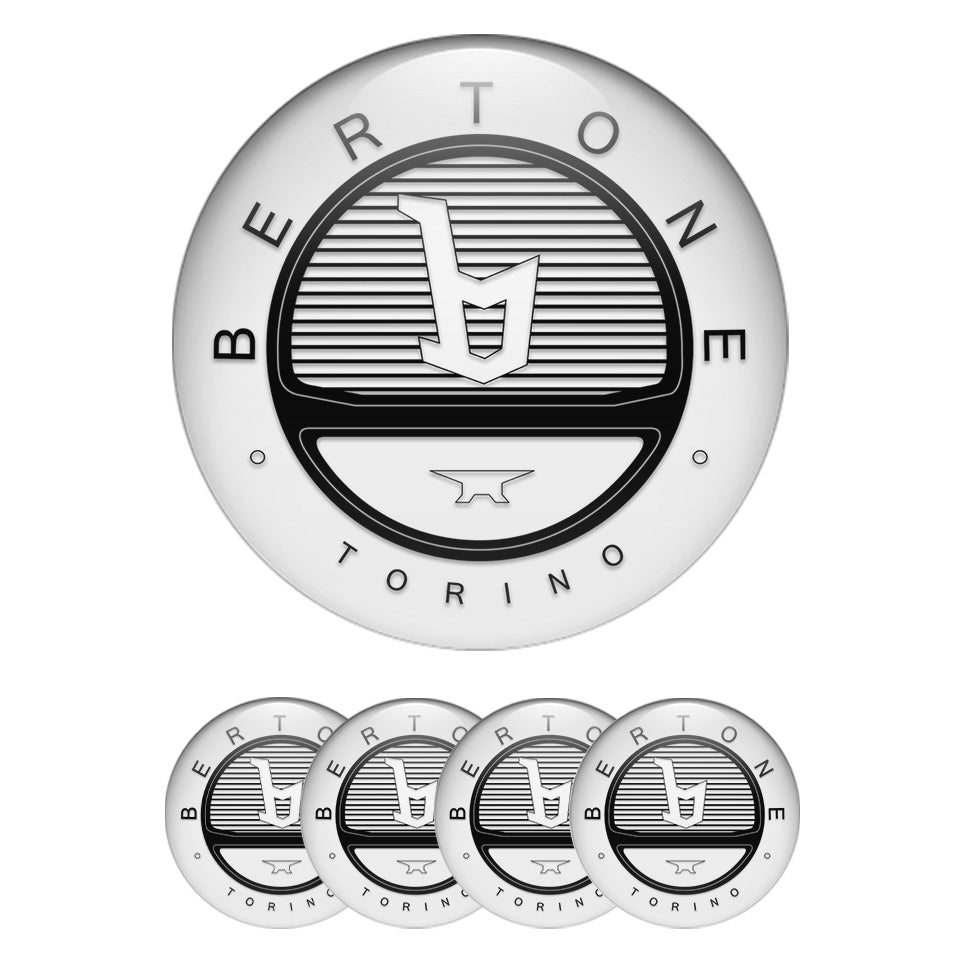 BERTONE Emblems for Wheel Center Caps2