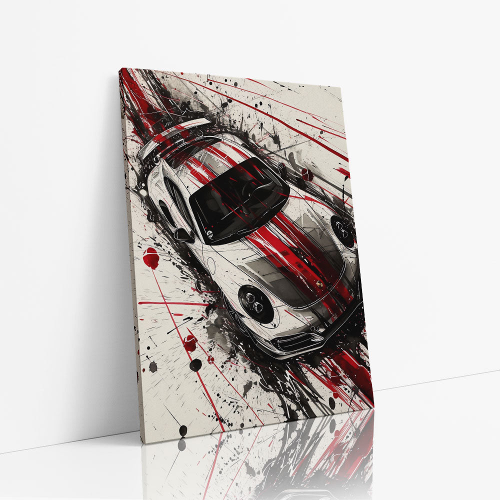 Porsche 911 GT3 RS Sketch Canvas