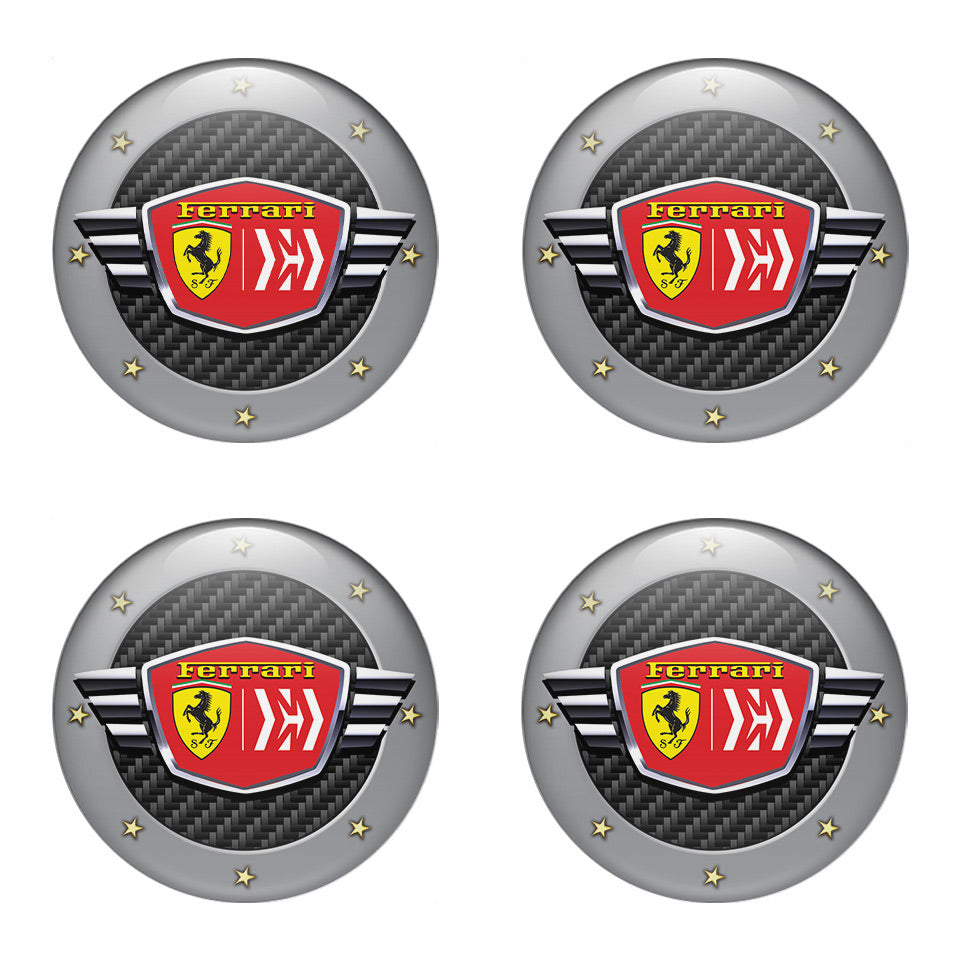 FERRARI Emblems for Wheel Center Caps5