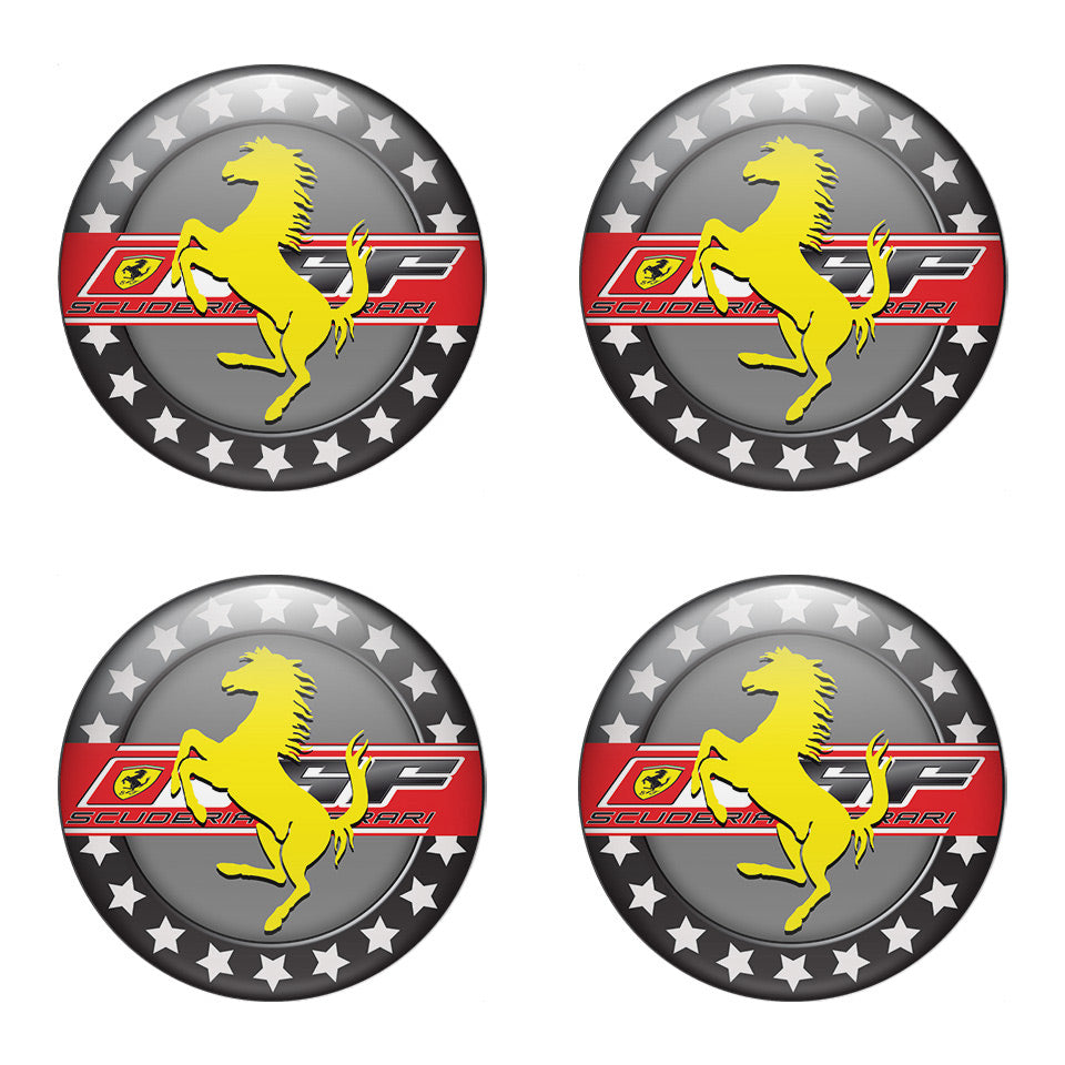 FERRARI Emblems for Wheel Center Caps68