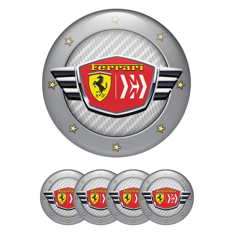 FERRARI Emblems for Wheel Center Caps8