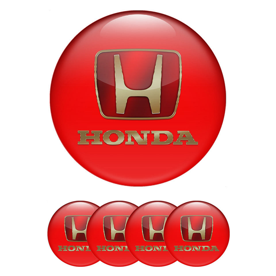 HONDA Domed Emblems for Center Caps3