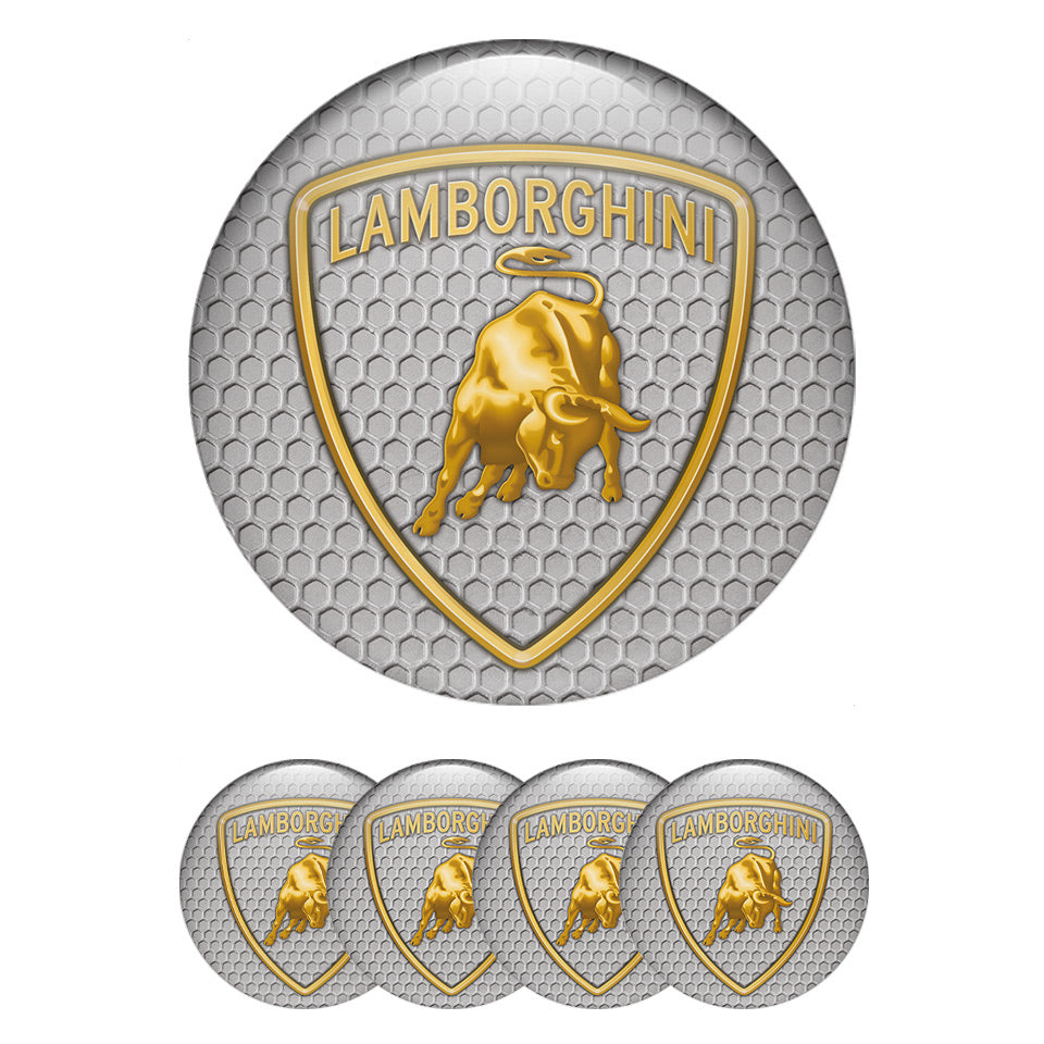 LAMBORGHINI Domed Emblems for Center Caps3