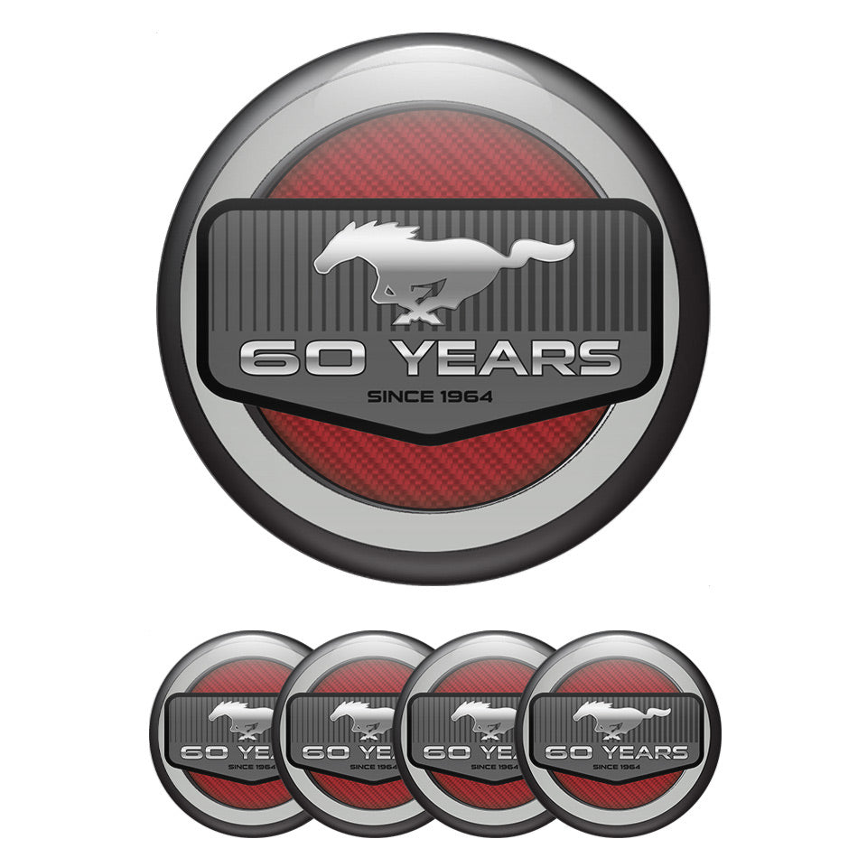 MUSTANG Domed Emblems for Center Caps12